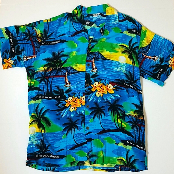 Tropical Fashions tropical Caribbean print shirt - Picture 1 of 8